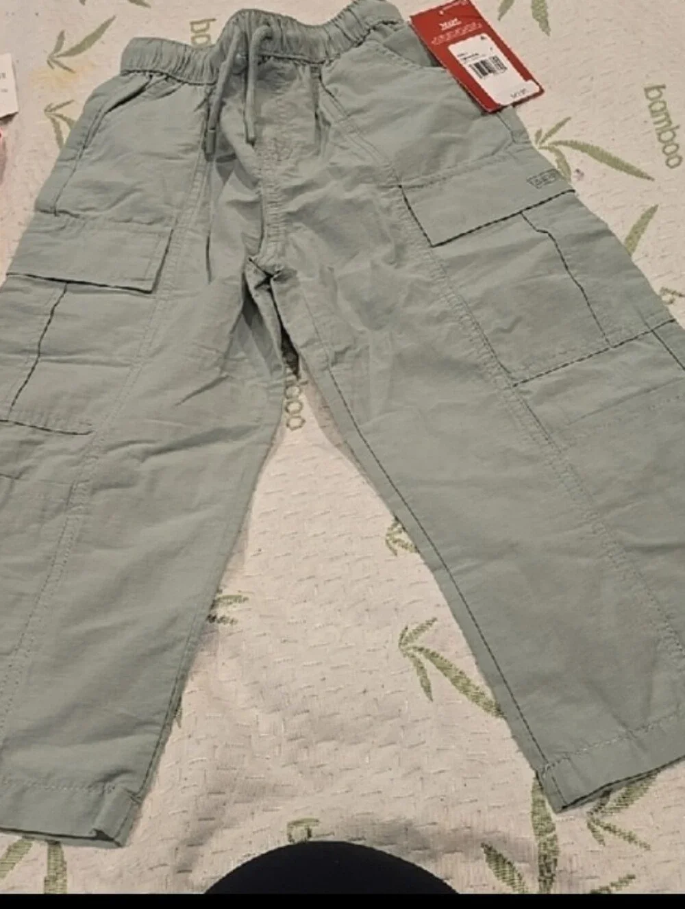❤️10/$40 New Light Sage Cargo Pants with Drawstring Waist
